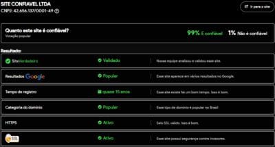 Site verificado e verdadeiro:ver777com